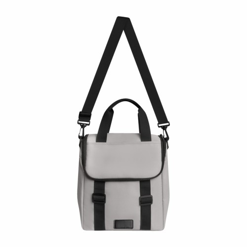 SIN-596-G_1 Hielera Lonchera Mobi Gris SIN 596 G Gris (SIN596G – poliester/ acetato de vinilo de polietileno – articulo promocional)