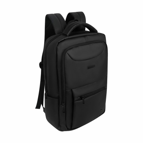 MOCHILA EJECUTIVA MOCHILA DUBHE NEGRO SIN 597 N NEGRO (SIN597N - CURPIEL / POLIESTER - ARTICULO PROMOCIONAL)