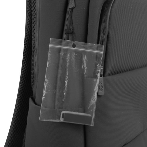 SIN-598-G_4 Mochila Ejecutiva Mochila Mizar Gris SIN 598 G Gris (SIN598G – curpiel / poliester – articulo promocional)