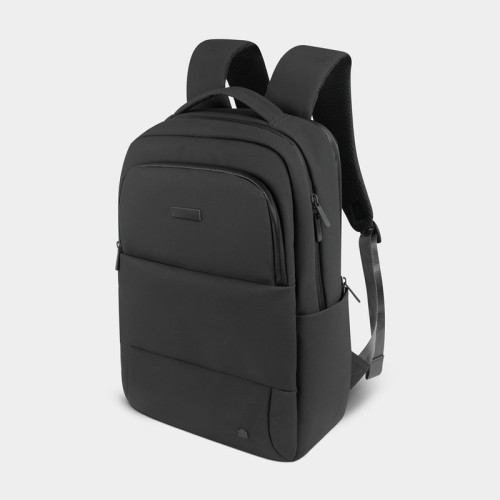 SIN-598 Mochila Ejecutiva Mochila Mizar Gris SIN 598 G Gris (SIN598G – curpiel / poliester – articulo promocional)