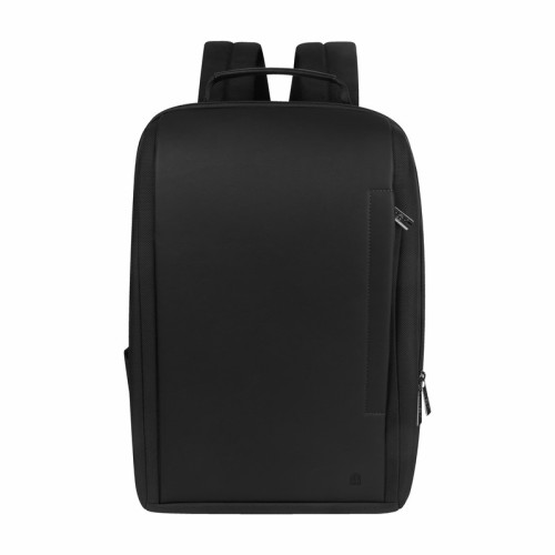 SIN-599-N_1 Mochila Ejecutiva Mochila Clef Negro SIN 599 N Negro (SIN599N – pu / poliester / eva – articulo promocional)
