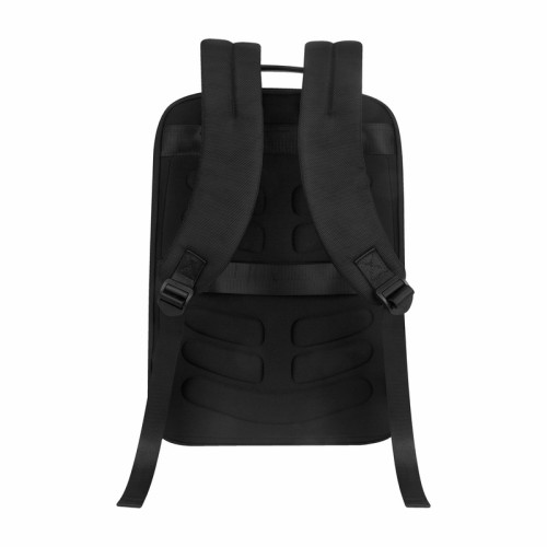 SIN-599-N_4 Mochila Ejecutiva Mochila Clef Negro SIN 599 N Negro (SIN599N – pu / poliester / eva – articulo promocional)