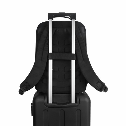 SIN-599-N_5 Mochila Ejecutiva Mochila Clef Negro SIN 599 N Negro (SIN599N – pu / poliester / eva – articulo promocional)