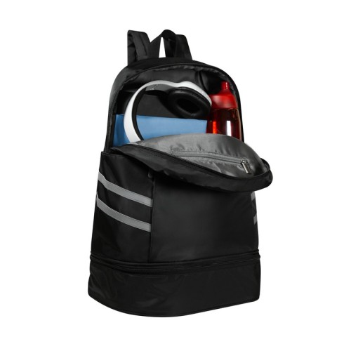 SIN-714-N_3 Mochila Deportiva Mochila Nest Negro SIN 714 N Negro (SIN714N – poliester – articulo promocional)