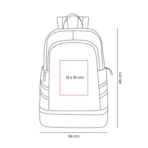 SIN-714-VECTOR-1 Mochila Deportiva Mochila Nest Negro SIN 714 N Negro (SIN714N – poliester – articulo promocional)