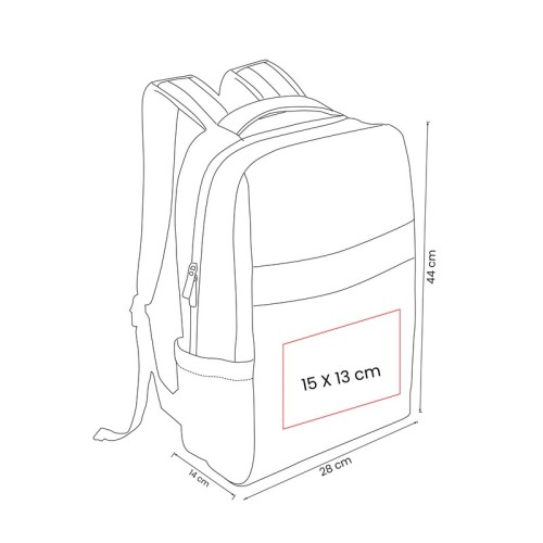 SIN-715-VECTOR-1 Mochila Ejecutiva Mochila Zuidas Azul SIN 715 A Azul (SIN715A – poliester – articulo promocional)