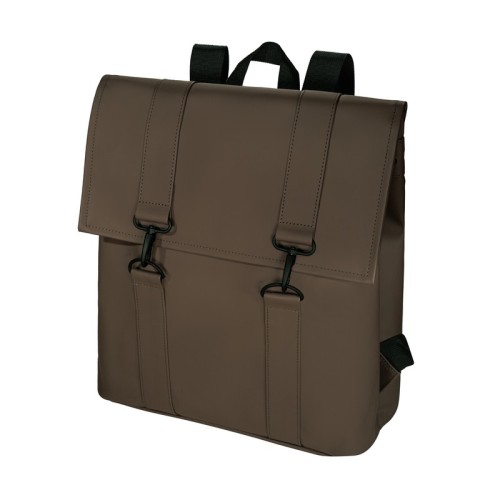 Mochila Ejecutiva Mochila Krato Cafe SIN 718 C Cafe (SIN718C - poliuretano / poliester / metal - articulo promocional)