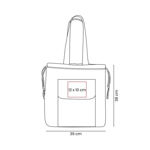 SIN-761-VECTOR Bolsa Bolsa Jooga Gris SIN 761 G Gris (SIN761G – poliester – articulo promocional)