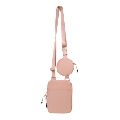 SIN-762-P_1 Cangurera Mini Bolsa Michel Rosa SIN 762 P Rosa (SIN762P – poliester – articulo promocional)