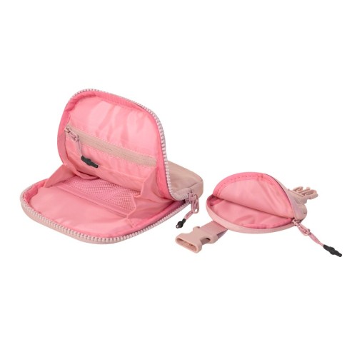 SIN-762-P_2 Cangurera Mini Bolsa Michel Rosa SIN 762 P Rosa (SIN762P – poliester – articulo promocional)