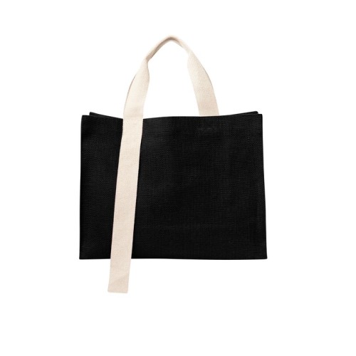 Bolsa Ecologica Bolsa Sabbia Negro SIN 764 N Negro (SIN764N - yute / algodon - articulo promocional)