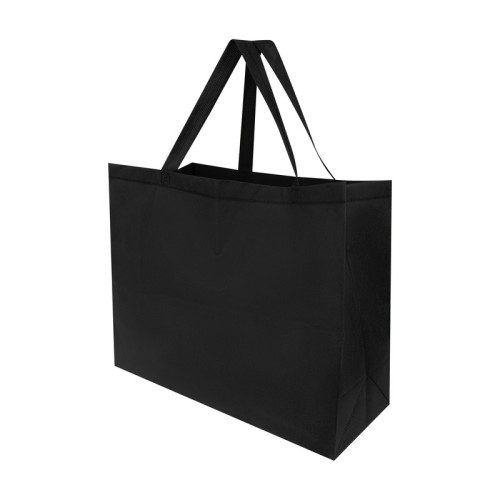 SIN-771-N_1 Bolsa Reutilizable Bolsa Basko Negro SIN 771 N Negro (SIN771N – non woven 90 g – articulo promocional)