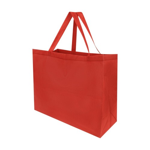 SIN-771-R_1 Bolsa Reutilizable Bolsa Basko Rojo SIN 771 R Rojo (SIN771R – non woven 90 g – articulo promocional)