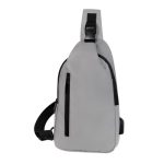 Cangurera Mochila de Viaje Froome Gris SIN 777 G Gris (SIN777G - curpiel / poliester - articulo promocional)