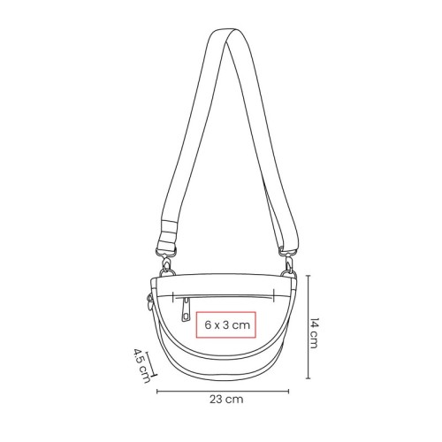 SIN-778-VECTOR-1 Cangurera Bolsa Satelita Negro SIN 778 N Negro (SIN778N – poliester – articulo promocional)