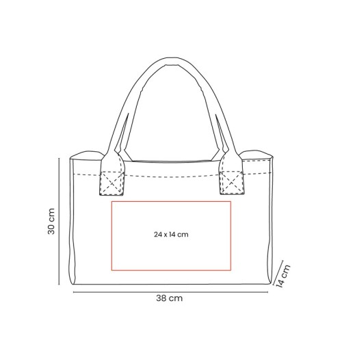 SIN-781-VECTOR-2 Bolsa Bolsa Rosabella Azul SIN 781 A Azul (SIN781A – poliester – articulo promocional)
