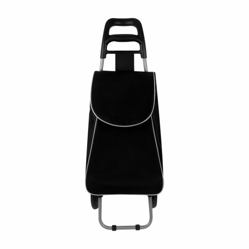 SIN-786-N_1 Bolsa Reutilizable Carro Supermercado Velea SIN 786 N Negro (SIN786N – poliester / metal – articulo promocional)
