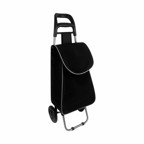 SIN-786-N_6 Bolsa Reutilizable Carro Supermercado Velea SIN 786 N Negro (SIN786N – poliester / metal – articulo promocional)