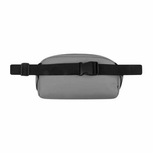 SIN-791-G_2 Accesorios para Viaje Bolsa Cangurera Keron Gris SIN 791 G Gris (SIN791G – poliester / pu – articulo promocional)