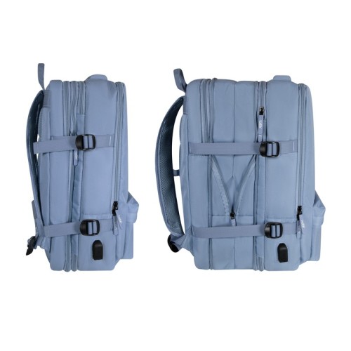 SIN-920-A_2 Mochila Viaje Mochila Reiziger Azul SIN 920 A Azul (SIN920A – poliester – articulo promocional)