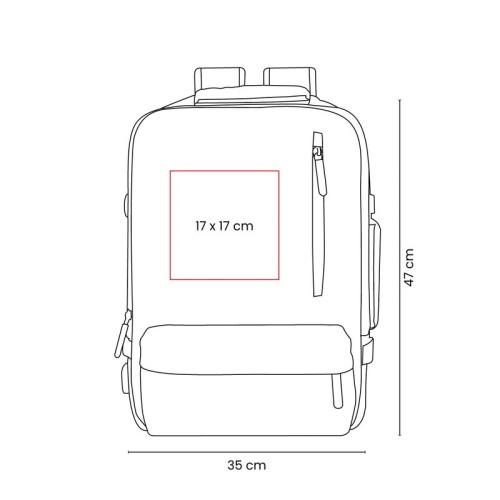 SIN-920-VECTOR-1 Mochila Viaje Mochila Reiziger Azul SIN 920 A Azul (SIN920A – poliester – articulo promocional)