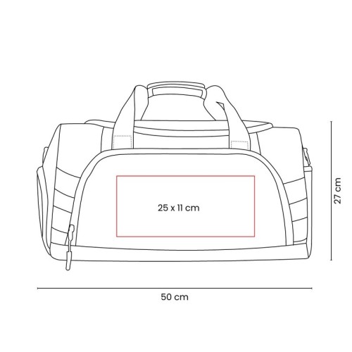 SIN-928-VECTOR-2 Maleta Maleta Kafa Negro SIN 928 N Negro (SIN928N – poliester – articulo promocional)