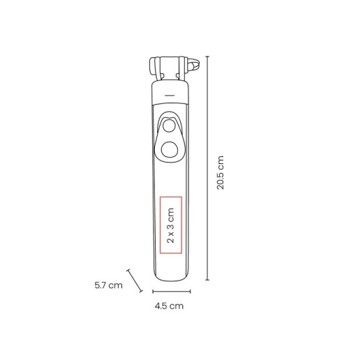 SLF-006-VECTOR Accesorio Smartphone Selfie Stick Surat Negro SLF 006 N Negro (SLF006N – plastico / metal – articulo promocional)