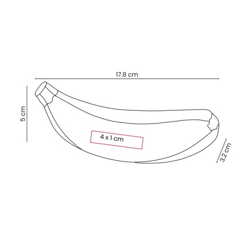 SOC-019-VECTOR Figura Antiestres Anti-stress Platano Amarillo SOC 019 Y Amarillo (SOC019Y – pu – articulo promocional)