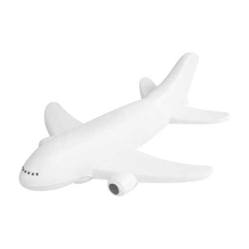 Figura Antiestres Anti-stress Avion Blanco SOC 030 B Blanco (SOC030B - pu - articulo promocional)