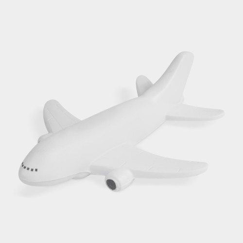 SOC-030 Figura Antiestres Anti-stress Avion Blanco SOC 030 B Blanco (SOC030B – pu – articulo promocional)
