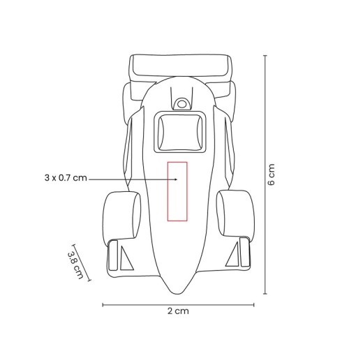 SOC-034-VECTOR Figura Antiestres Anti-stress Racing Azul SOC 034 A Azul (SOC034A – pu – articulo promocional)
