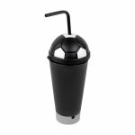 Termo Plastico Vaso Corneta Negro SOC 058 N Negro (SOC058N - plastico - articulo promocional)