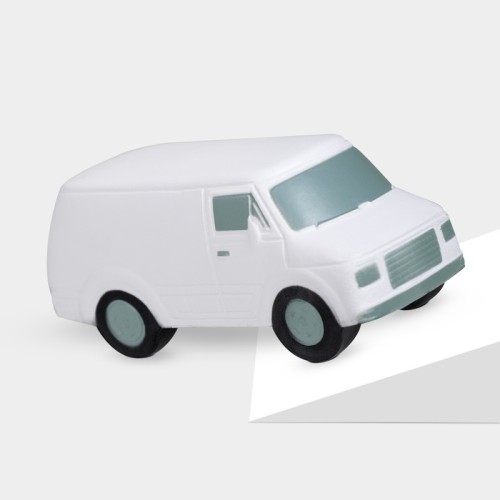 SOC-072 Figura Antiestres Camioneta Anti-stress Blanco SOC 072 B Blanco (SOC072B – pu – articulo promocional)