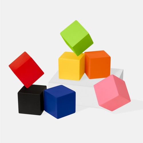 SOC-086-2 Figura Antiestres Anti-stress Cubo Verde SOC 086 V Verde (SOC086V – pu – articulo promocional)