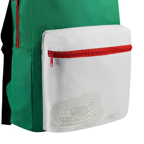 SOC-092-MX_4 Mochila Escolar Mochila Mexico SOC 092 MX Mexico (SOC092MX – poliester – articulo promocional)