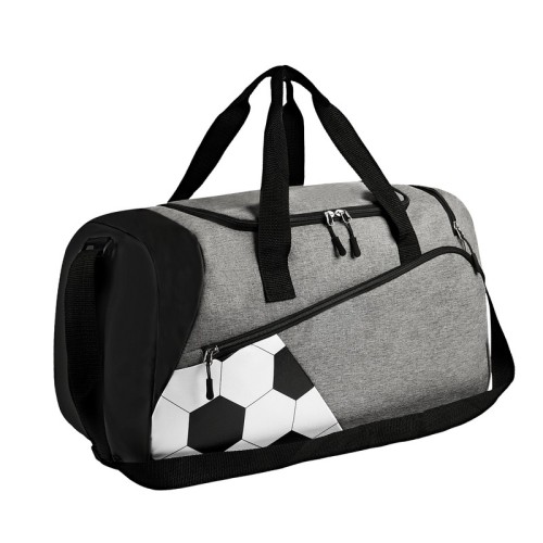MALETA MALETA DEPORTIVA SOCCER SOC 094 BN BLANCO CON NEGRO (SOC094BN - POLIESTER - ARTICULO PROMOCIONAL)