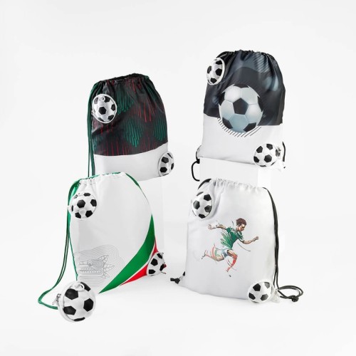 SOC-413-1 Bolsa Mochila Bolsa-mochila Magica Soccer Negro SOC 413 N Negro (SOC413N – poliester / eva – articulo promocional)