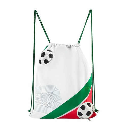 BOLSA MOCHILA BOLSA-MOCHILA MAGICA SOCCER MEXICO SOC 413 MX MEXICO (SOC413MX - POLIESTER / EVA - ARTICULO PROMOCIONAL)