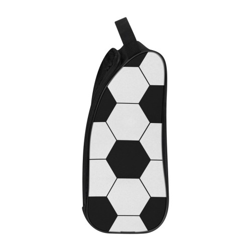 SOC-432-BN_3 Accesorios para Viaje Zapatera Soccer SOC 432 BN Blanco con Negro (SOC432BN – poliester – articulo promocional)