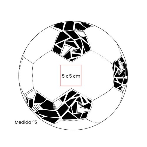 SOC-850-VECTOR-1 Soccer Balon Cafu Plata SOC 850 S Plata (SOC850S – TPU 25 mm / cuero sintetico / forro multi poli algodon – articulo promocional)