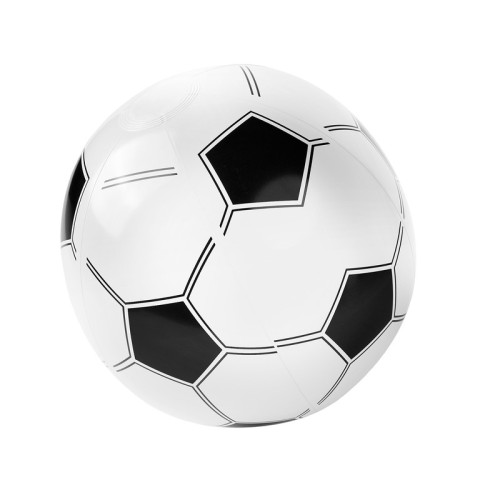 JUGUETES PELOTA INFLABLE SOCCER SOC 973 BN BLANCO CON NEGRO (SOC973BN - PLASTICO - ARTICULO PROMOCIONAL)