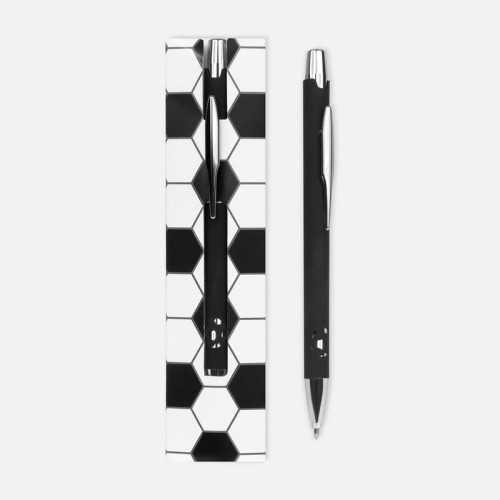 SOC-977 Boligrafo Metalico Boligrafo Metalico Soccer Negro SOC 977 N Negro (SOC977N – metal – articulo promocional)