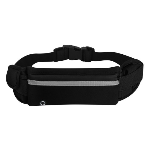 SPO-016-N_1 Articulo Deportivo Cangurera Dressel Negro SPO 016 N Negro (SPO016N – neopreno / poliester – articulo promocional)