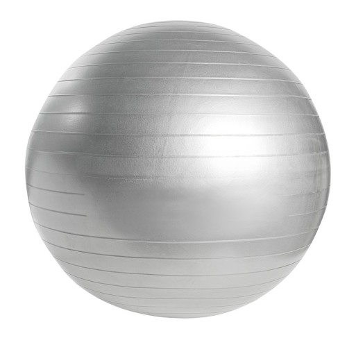 ARTICULO DEPORTIVO PELOTA DE PILATES WELLNESS SPO 018 S PLATA (SPO018S - PVC - ARTICULO PROMOCIONAL)