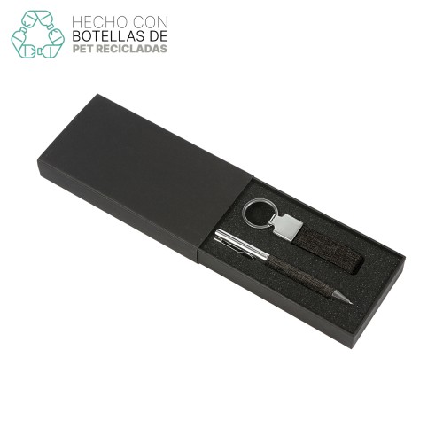 ST-036 Articulo Ejecutivo Set de Ejecutivo de Rpet Lounga. ST-036N Negro (ST036N – articulo promocional)