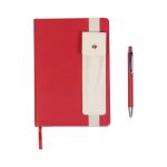 Libreta Set Bansko ST-065R Rojo (ST065R - articulo promocional)