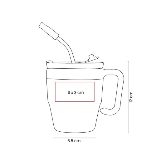 TAZ-065-VECTOR Tazas Taza Magie Rosa TAZ 065 P Rosa (TAZ065P – plastico / rubber – articulo promocional)