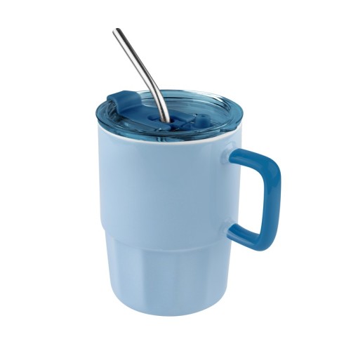 Tazas Taza Coraline Azul TAZ 067 A Azul (TAZ067A - ceramica / plastico / acero inoxidable - articulo promocional)