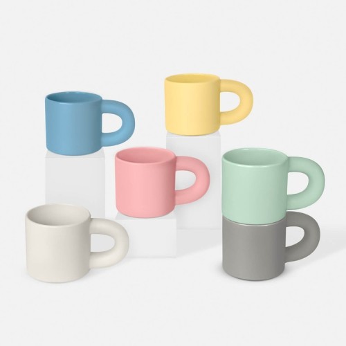 TAZ-068-3 Tazas Taza Elephant Rosa TAZ 068 P Rosa (TAZ068P – ceramica – articulo promocional)