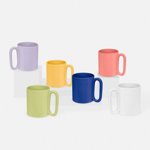 TAZ-073-4 Tazas Taza Orella Blanco TAZ 073 B Blanco (TAZ073B – ceramica – articulo promocional)